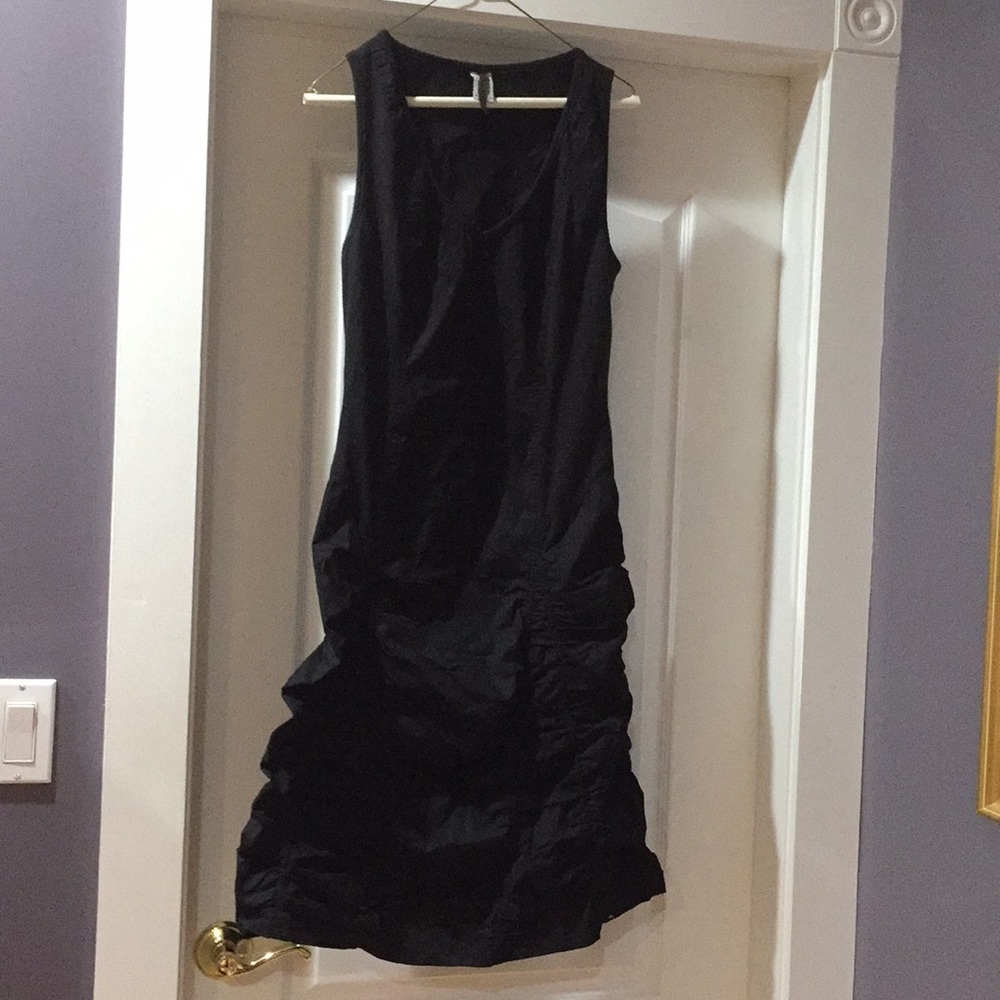 Beautiful cotton ruched sides dress